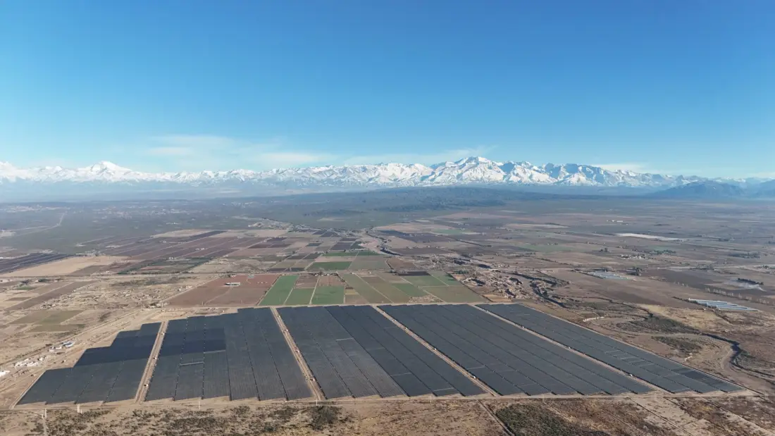 El parque solar Anchoris de Genneia, en Mendoza