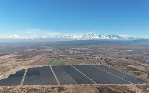 El parque solar Anchoris de Genneia, en Mendoza