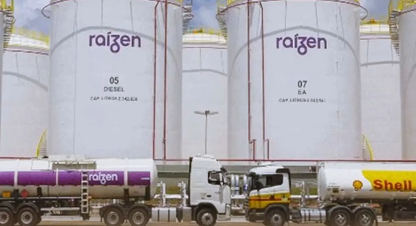 El grupo Raízen comunicó al mercado brasileño la venta de la refinería Dock Sud, una planta de lubricantes, dos terminales y 894 estaciones