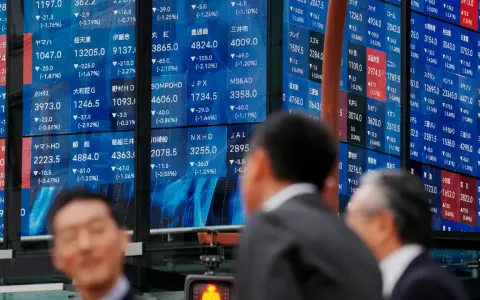 La Bolsa de Tokyo, uno de los epicentros del temblor financiero