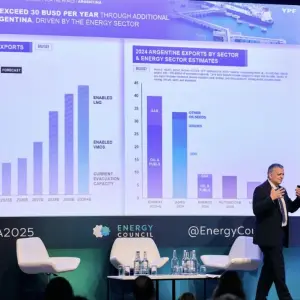 Londres: Marín presentó la hoja de ruta de YPF para Vaca Muerta