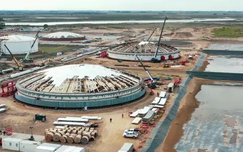 Otamérica aceleró los trabajos pendientes en Puerto Rosales