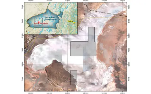 El proyecto Arizaro prevé una capacidad de producción de 25 mil toneladas anuales de carbonato de litio grado batería por 20 años.