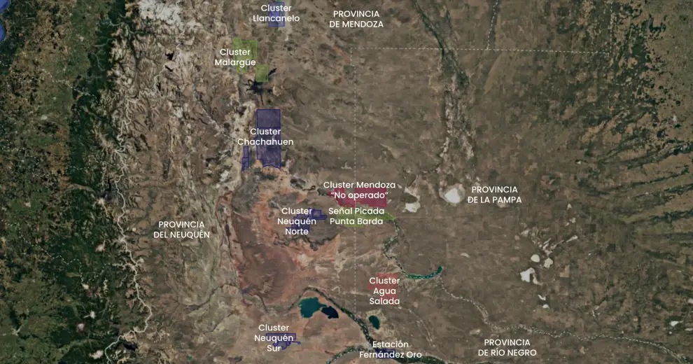 La cuenca neuquina contiene a Vaca Muerta, la formación que hoy concentra el mayor interés.
