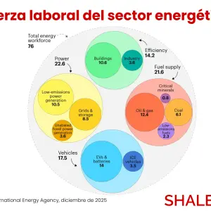 IEA: 60% de las empresas del sector energético reportan problemas para cubrir puestos técnicos
