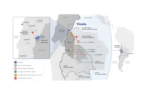 La proximidad entre Josemaría y Filo del Sol permitirá compartir infraestructura, optimizando costos y eficiencia operativa en un entorno desafiante.