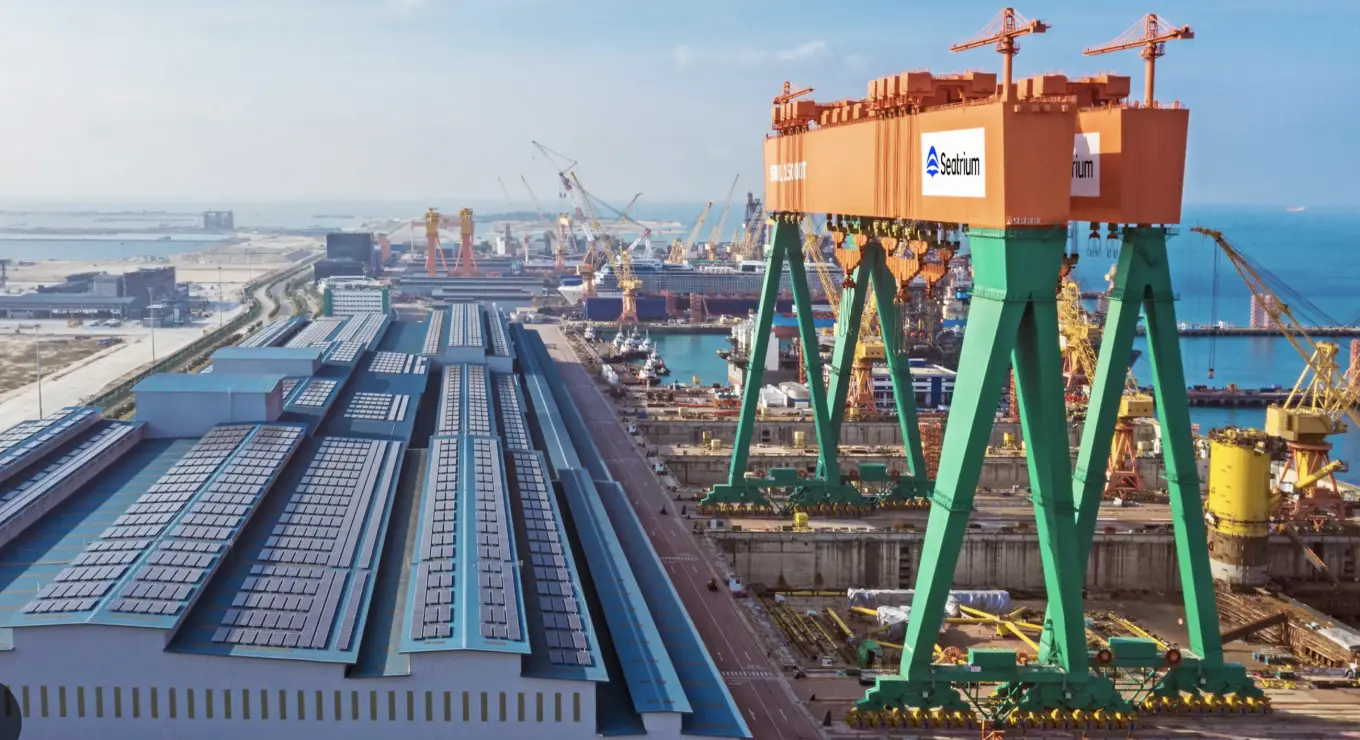 Las instalaciones de Seatrium, en Singapur, por donde pasará el Hilli Episeyo