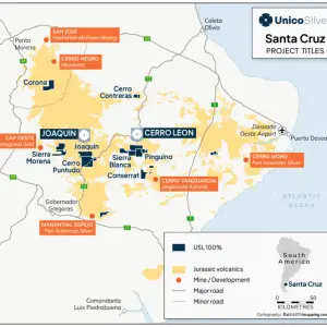 Unico Silver sigue de-riskeando activos en Santa Cruz y podría postular a Joaquín para el RIGI