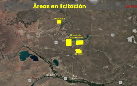 Las áreas Medianera, Rinconada–Puesto Morales y Las Bases se encuentran a pocos kilometros de los principales centros urbanos del Alto Valle