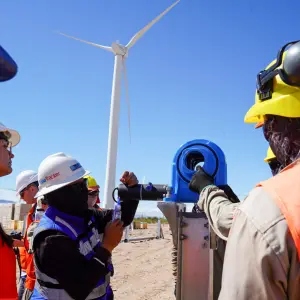 Solar Arauco I: se realizó el Golden Row en el que será el mayor parque híbrido de Sudamérica