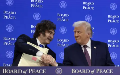 Javier Milei and Donald Trump meet again in Davos, Switzerland.