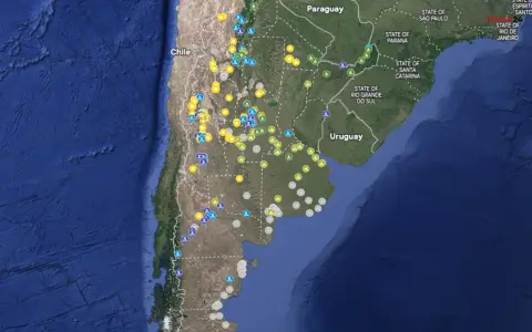 Map of major renewable energy generation facilities (including solar PV, wind, biogas, and hydropower).