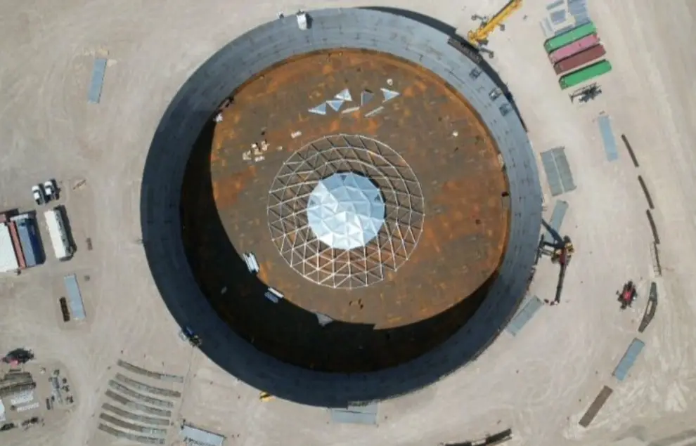 Punta Colorada tanque