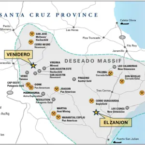 Santa Cruz: la canadiense Targa extiende exploración de oro y plata 