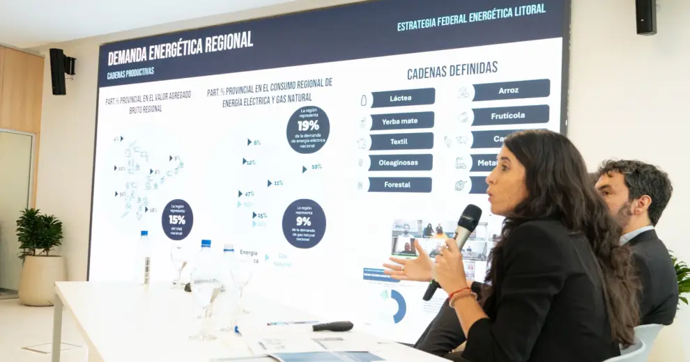 La región concentra el 19% de la demanda eléctrica nacional y el 9% de la demanda de gas natural.