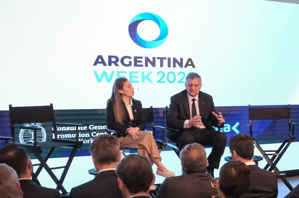 Horacio Marín fue uno de los oradores de este encuentro en el marco de Argentina Week.