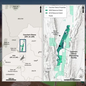 Lithium Argentina amplía 42% la estimación de recursos de Cauchari-Olaroz y se prepara para la etapa 2