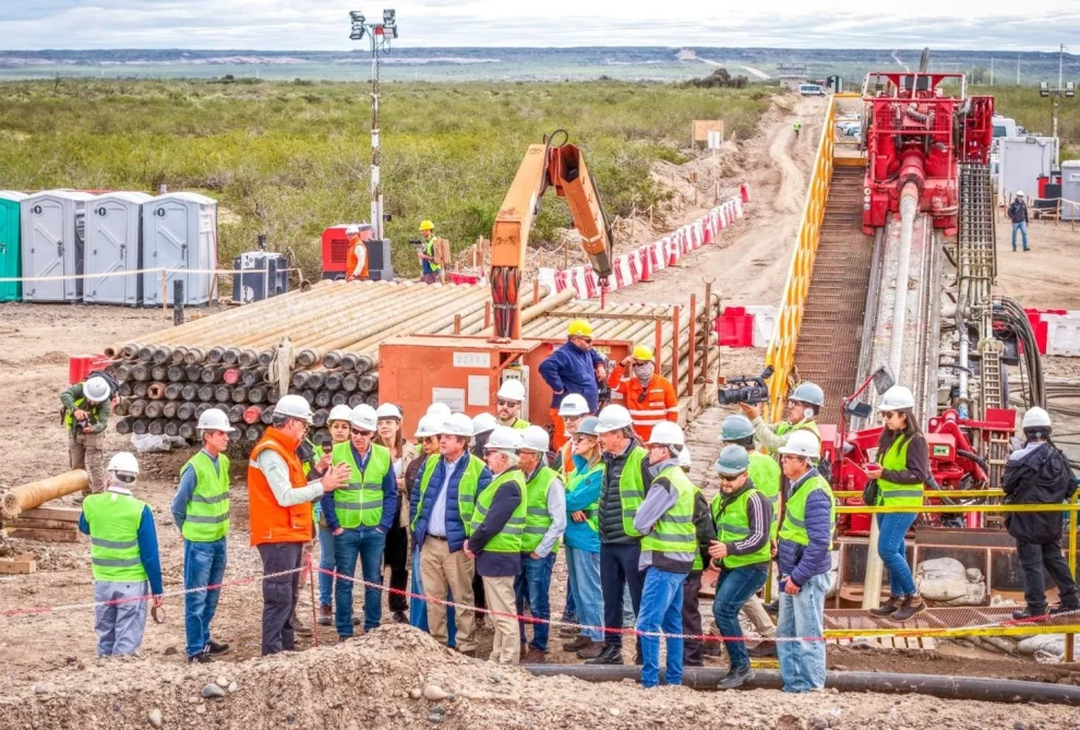 El hito se celebró en la base del Km 120 entre Chelforó y Chimpay en el valle Medio de la provincia de Río Negro.