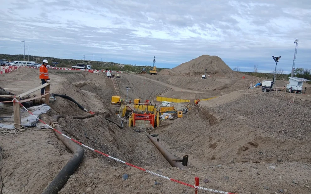 El oleoducto VMOS transportará la producción de Vaca Muerta desde Allen hasta Punta Colorada.