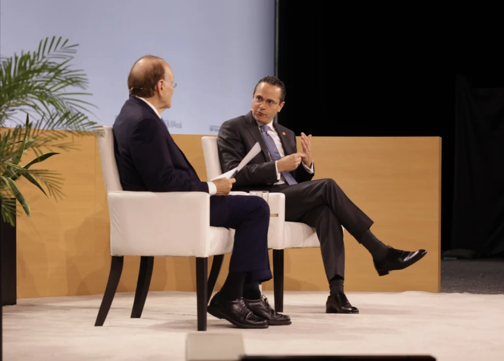 Wael Sawan conversa con Daniel Yergin