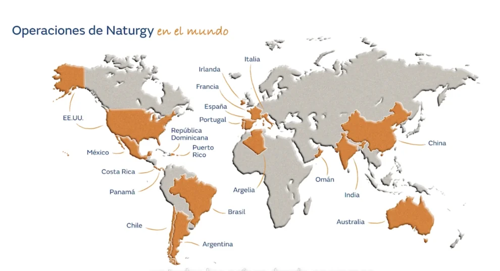 Naturgy en el mundo