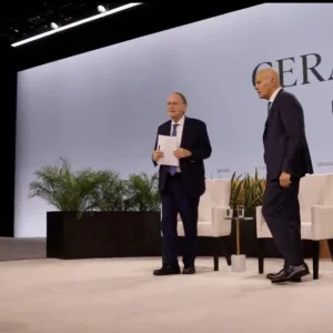 At CERAWeek, ENI's Descalzi Defends Exploration-First Strategy and Maps Argentina LNG's Path to FID