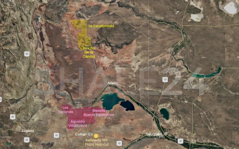 Las áreas que fueron parte del swap entre YPF y Pluspetrol.