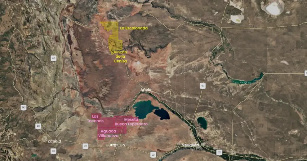 Aguada Villanueva, Meseta Buena Esperanza y Las Tacanas