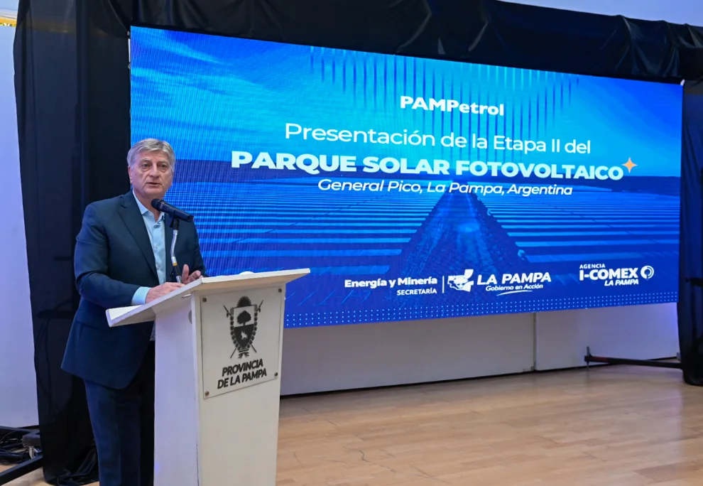 El Gobernador de La Pampa, Sergio Ziliotto, participó de la presentación de la Etapa II del Parque