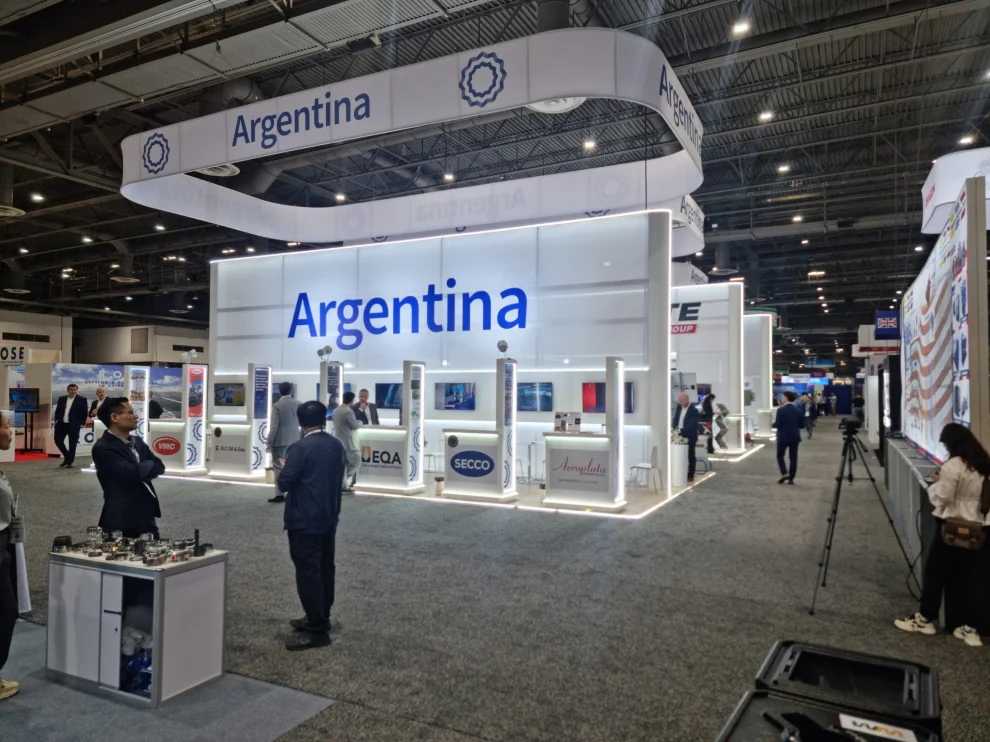 Stand de la Argentina en la OTC