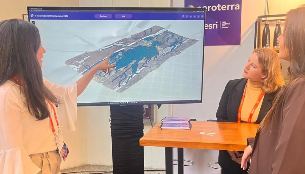 La tecnología geoespacial es utilizada de forma intensiva por sectores como minería y energía