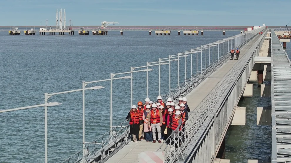 El nuevo muelle de OTAMERICA, adaptado para la nueva demanda de la industria petrolera de Vaca Muerta.
