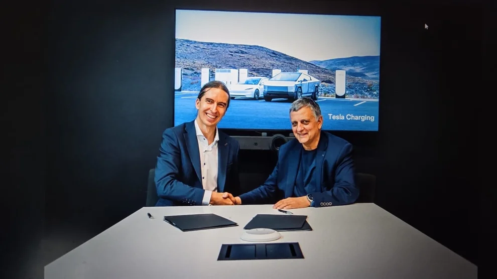 Horacio Marín recorrió la Gigafactory de Tesla en Texas junto a directivos de la compañía, en el marco de reuniones vinculadas al desarrollo energétic