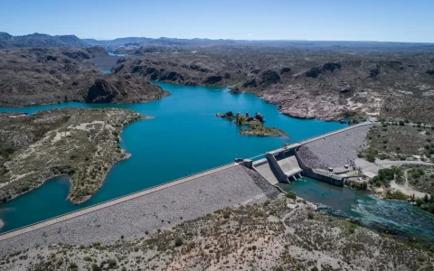 El complejo, ubicado sobre el río Diamante en el sur de Mendoza, aporta 388 megavatios (MW) de potencia instalada