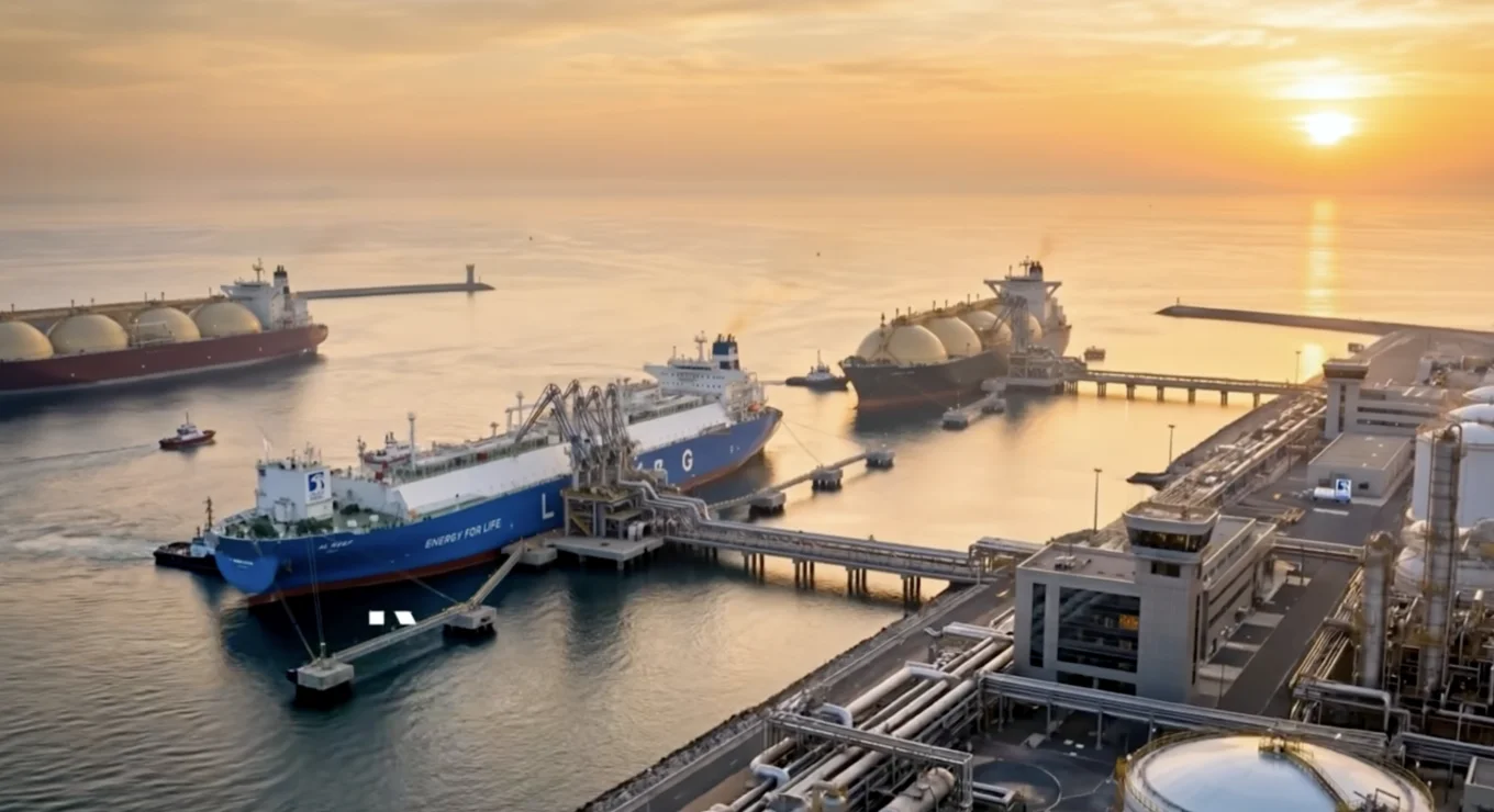 The project contemplates an initial capacity of 12 million tonnes per annum (MTPA) across two floating liquefaction units (FLNG)