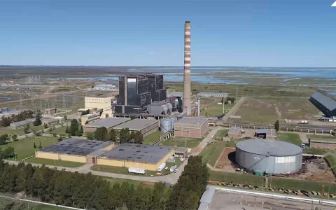El gas natural llegará por una cañería de 16 pulgadas y 1.700 metros de longitud, que unirá la actual estación de la Central Térmica Piedra Buena