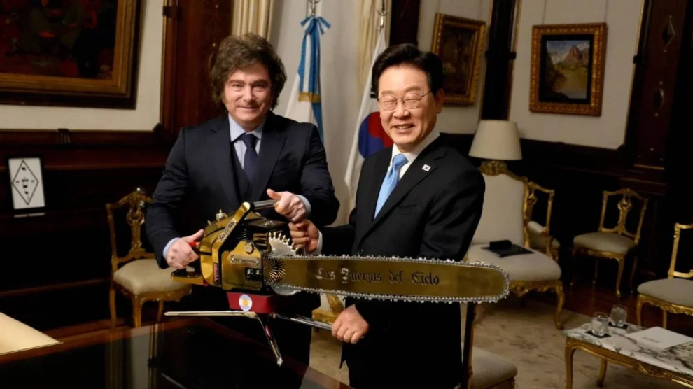 Milei Corea del Sur