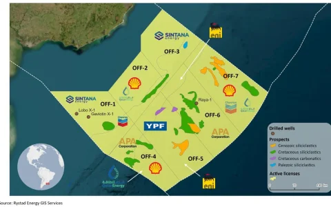 Apache Corporation (APA) firmó un acuerdo con Eni por el cual la italiana entra como socia estratégica al bloque OFF-6 del offshore uruguayo