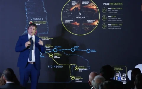 La presentación del Distrito Energético y Logístico Lineal, en el primer día del Foro de Inversiones Vaca Muerta 