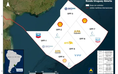Eni pasa a tener una participación del 50% en el contrato de exploración y explotación de hidrocarburos vigente en el área, y MIWEN, empresa de YPF