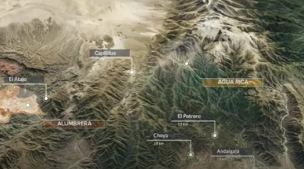 Mapa Agua Rica