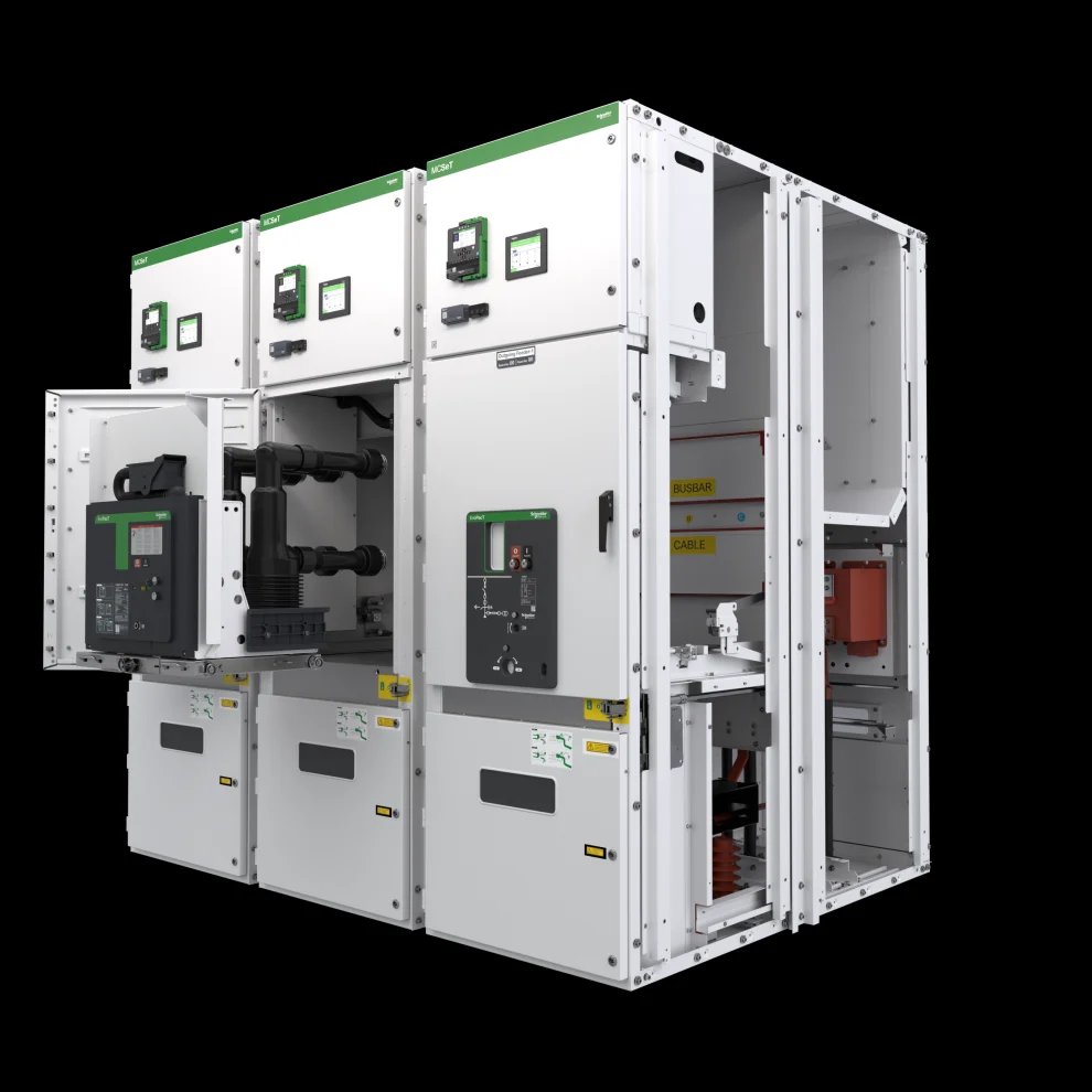 Celdas de media tensión MCSeT con EvoPacT, de Schneider Electric