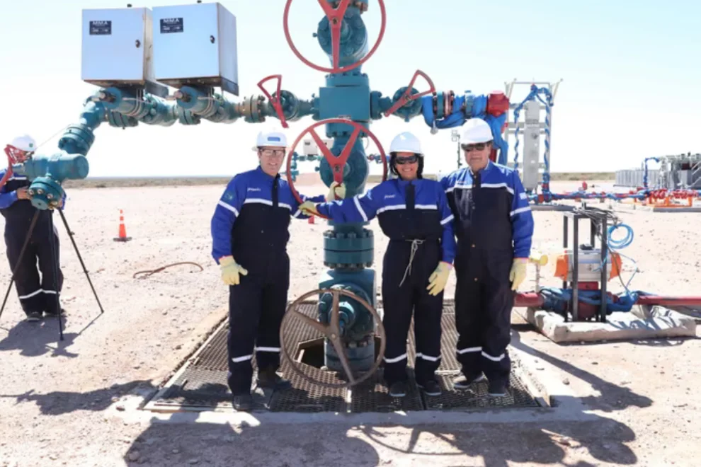 Instalaciones de Phoenix Global Resources en Confluencia, área de Vaca Muerta en Río Negro que pasó de la etapa exploratoria a la de desarrollo