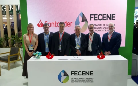 Santander y FECENE acordaron beneficios financieros para empresas del sector energético