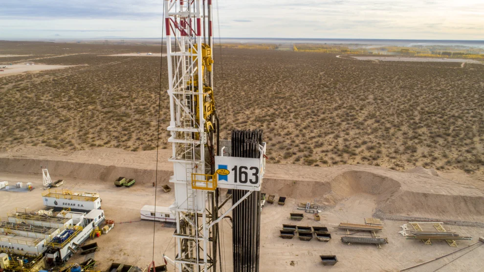 Detalle del DLS-163, uno de los equipos de DLS Archer que perforan para YPF